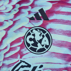 Club America 2026/27 goalkeeper jersey - central crest and patterned fabric macro detail