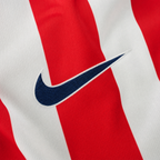 Chivas Guadalajara 2026/27 women home jersey - performance mark and striped chest fabric macro detail