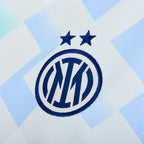 Inter Milan 2025/26 Away Kids Kit - club crest and fabric detail