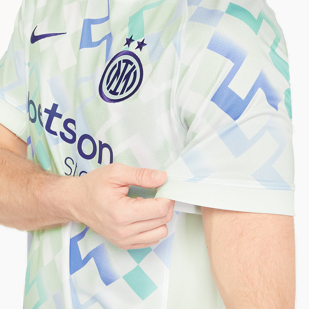 Inter Milan 2025/26 Away soccer jersey - sleeve and shoulder detail