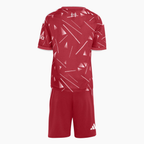Liverpool 2026/27 Home soccer kit - isolated back view of jersey and shorts