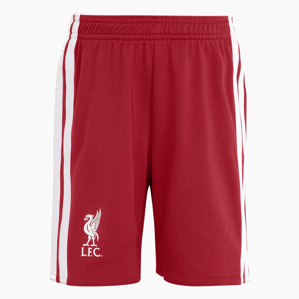 Liverpool 2026/27 Home soccer kit - front detail of shorts