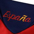 Spain 2026 World Cup Champions Kids Home Kit — back collar