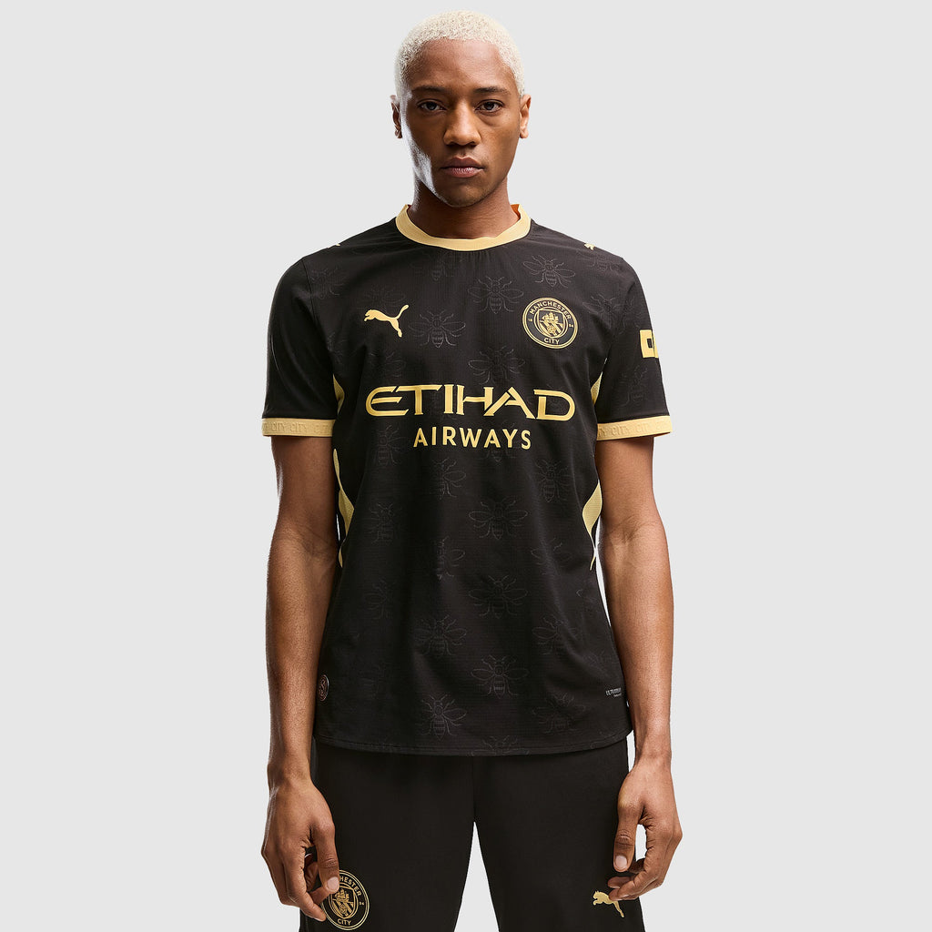 Manchester City 2026/27 Away Player Jersey - front view on model