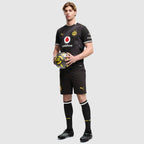 Borussia Dortmund 2026/27 Away Player Jersey - full outfit view on model; shirt sold separately