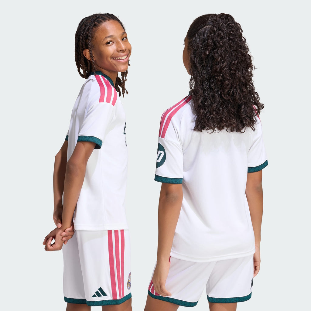 Real Madrid 26/27 Home Kids Kit — back on models