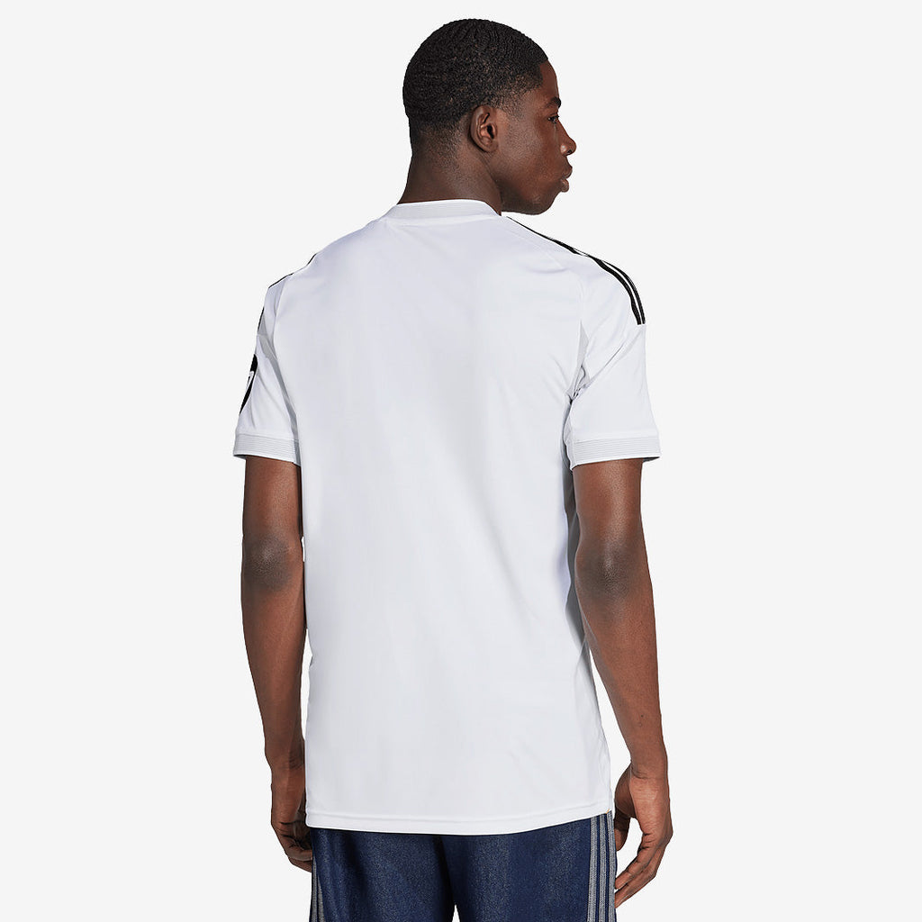Real Madrid 25/26 Home Jersey — back on model