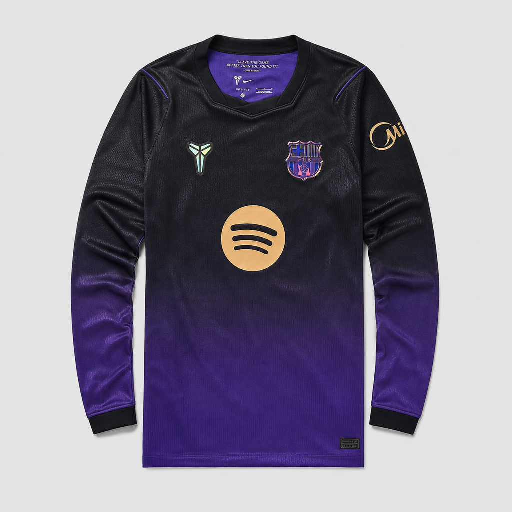 Barcelona 26/27 Away Long Sleeve Jersey — front