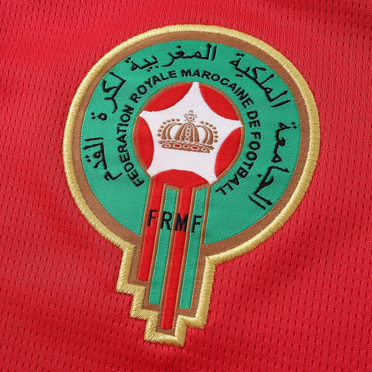 Morocco 2026 Home soccer jersey - crest detail