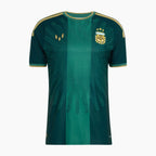 Argentina Messi 26 Green Player Version Jersey — View 2