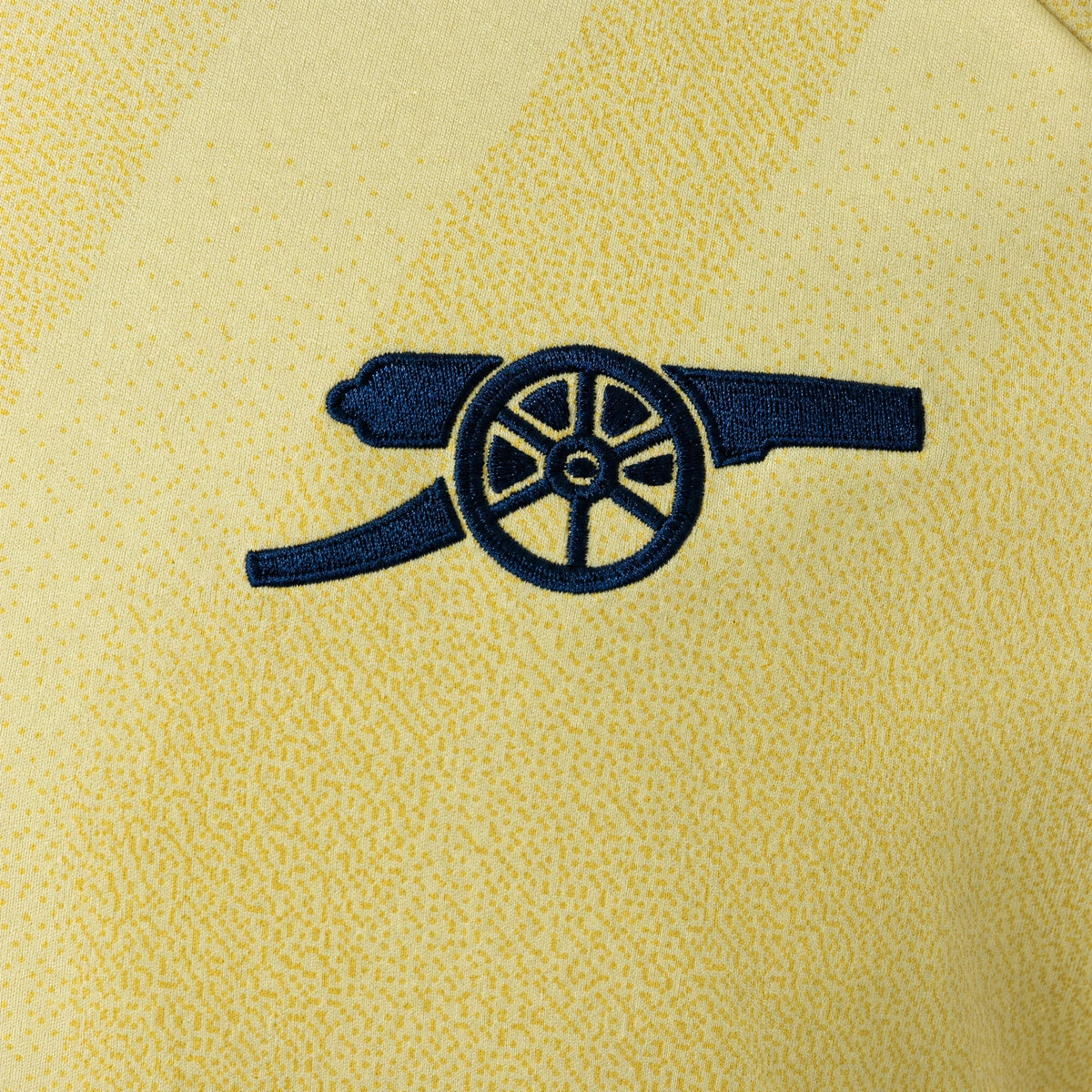 Arsenal 2026/27 Third Jersey — crest and fabric detail