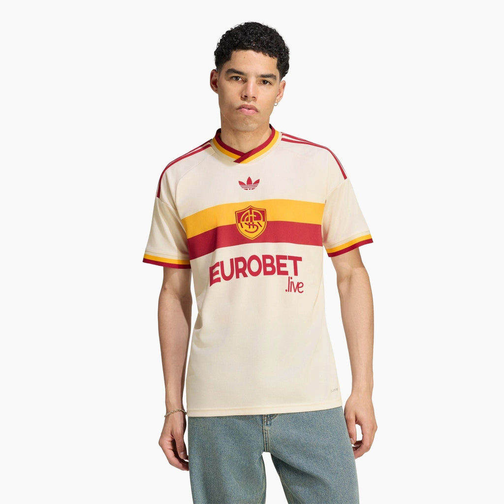 AS Roma 2026/27 Away Jersey - Model wearing the jersey, front