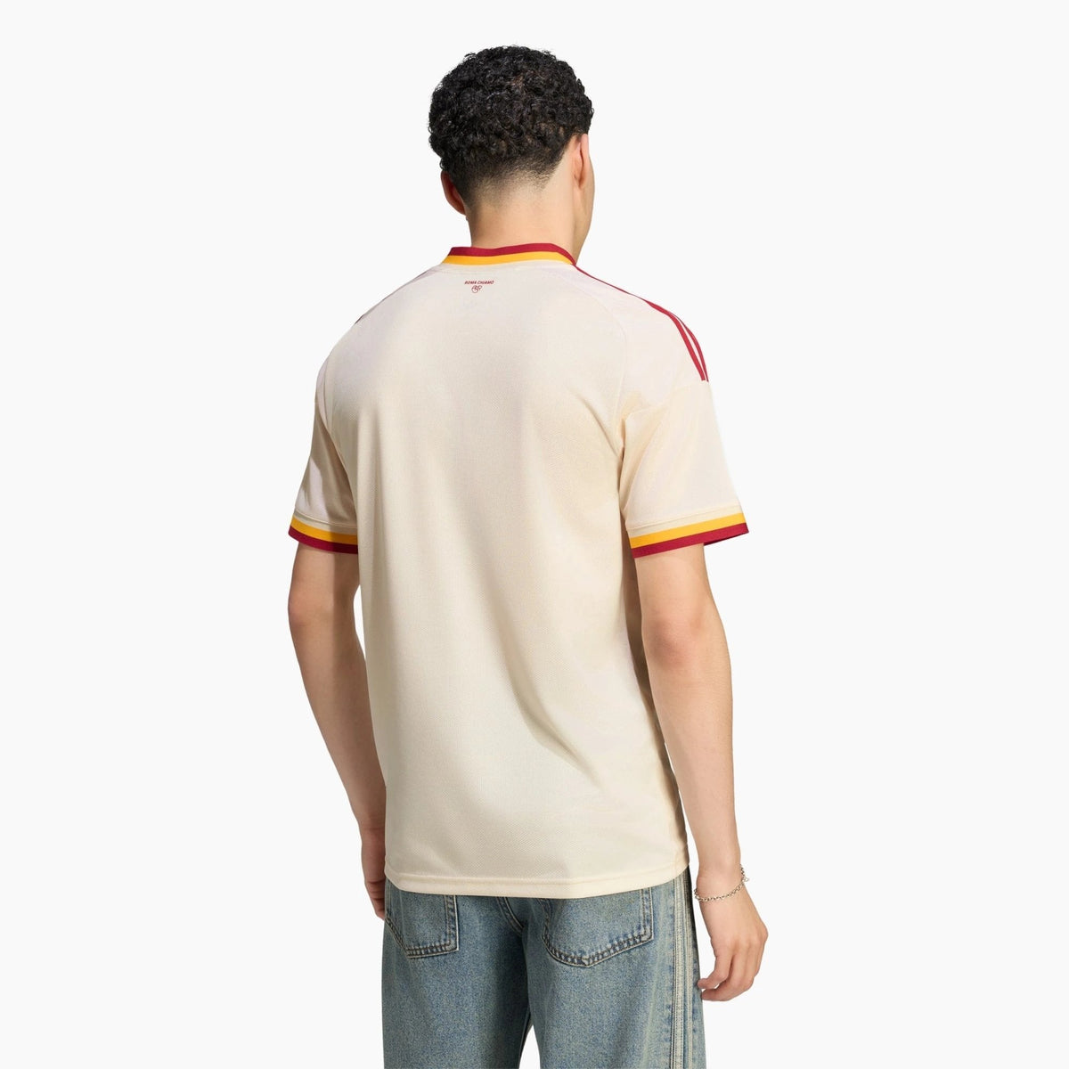 AS Roma 2026/27 Away Jersey - Model wearing the jersey, back