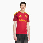 AS Roma 2026/27 Home Jersey - Model wearing the jersey, front