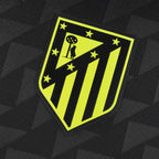 Atlético Madrid 2026/27 Away Jersey, close-up of club crest.