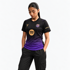 Barcelona women's away jersey — cover view, matched to supplier version. AI-assisted image edit.