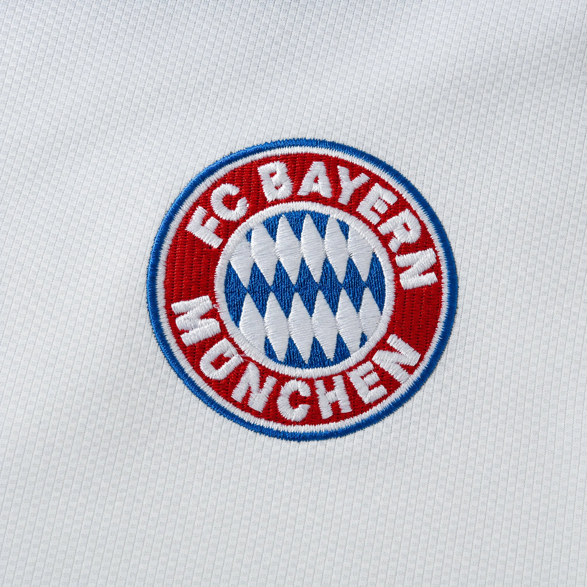 Bayern Munich 2026/27 Away Jersey — embroidered crest and fabric detail