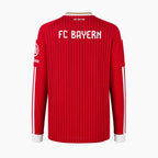 Bayern Munich 2026/27 Home Long Sleeve Jersey — back view