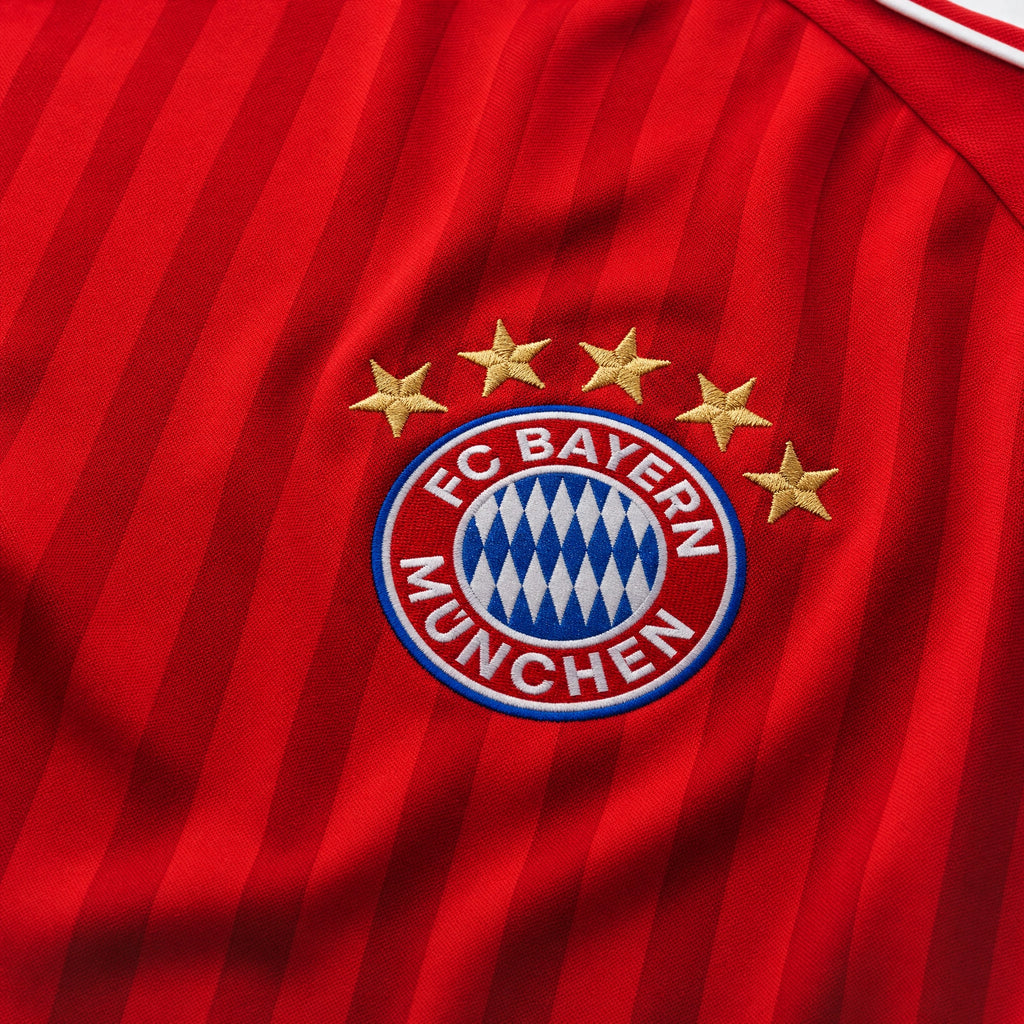 Bayern Munich 2026/27 Home Long Sleeve Jersey — crest and fabric detail