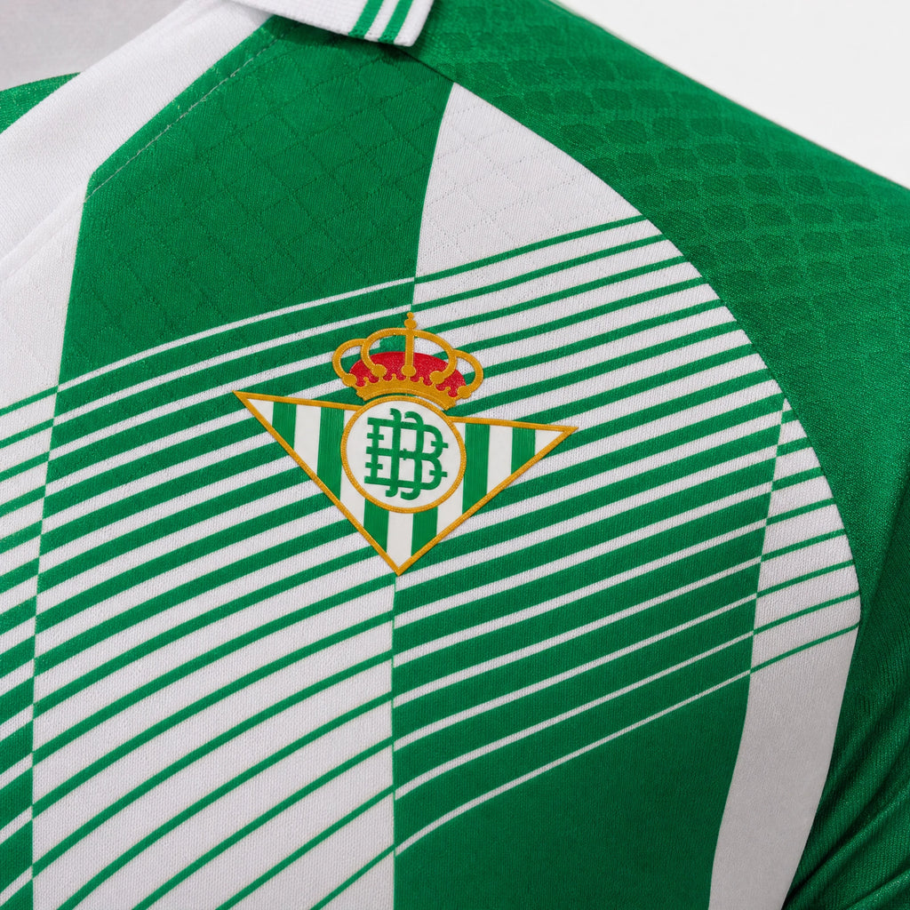 Real Betis 2026/27 Home Player Jersey - Crest and fabric detail