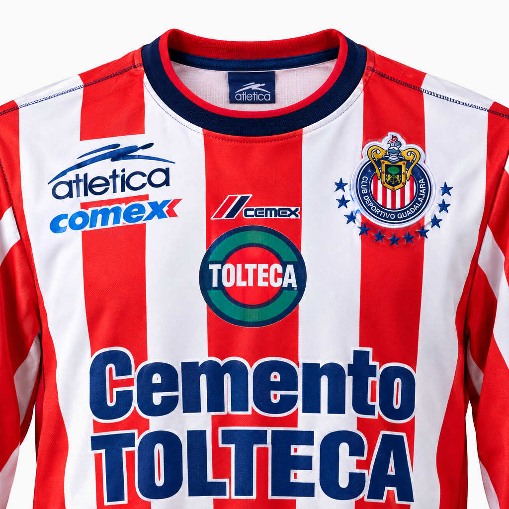 Chivas Guadalajara 2002/03 Home Long Sleeve Retro Jersey — product detail 1