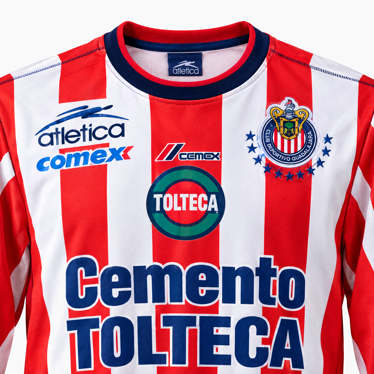 Chivas Guadalajara 2002/03 Home Long Sleeve Retro Jersey — product detail 1