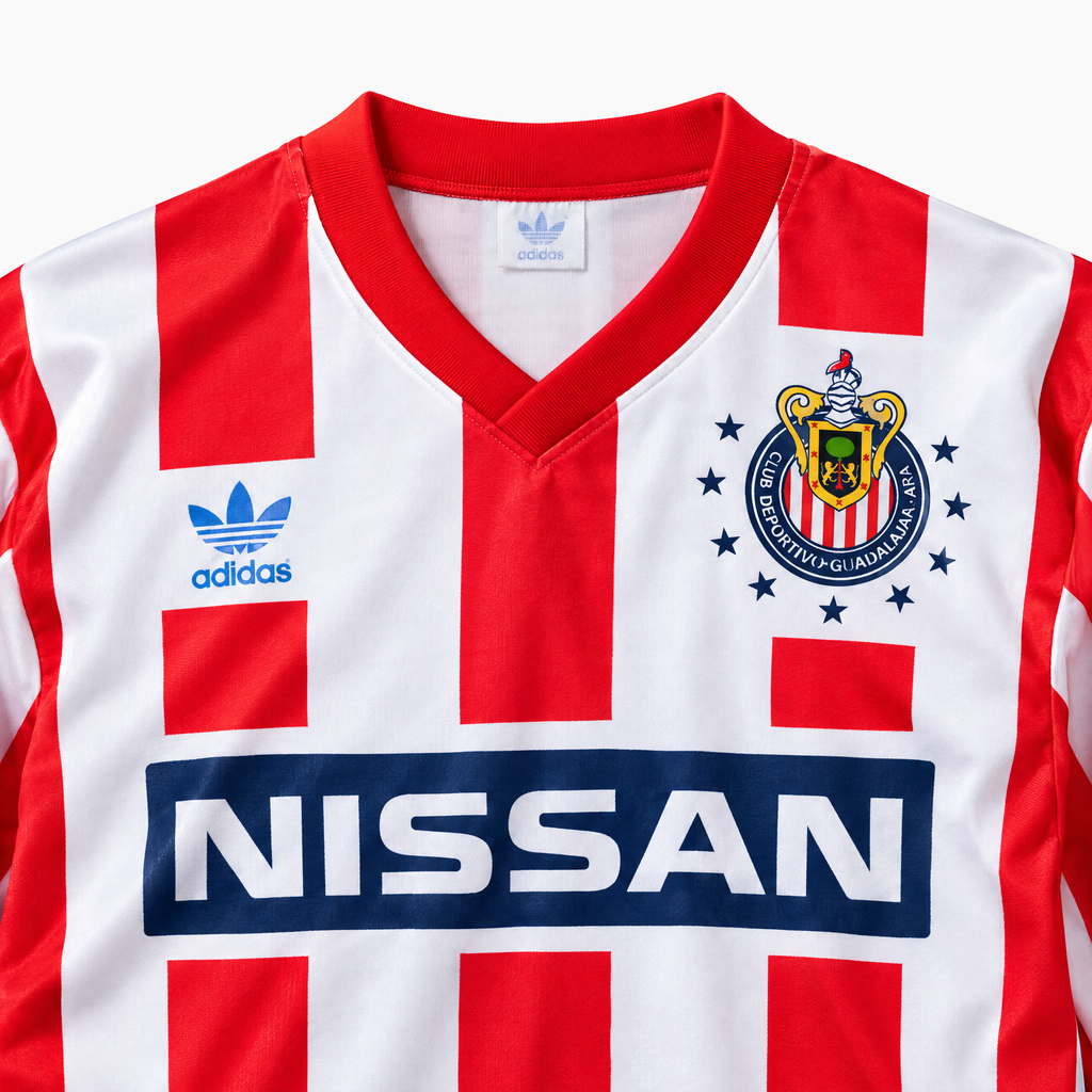 Chivas Guadalajara 1990/91 Home Long Sleeve Retro Jersey — product detail 1