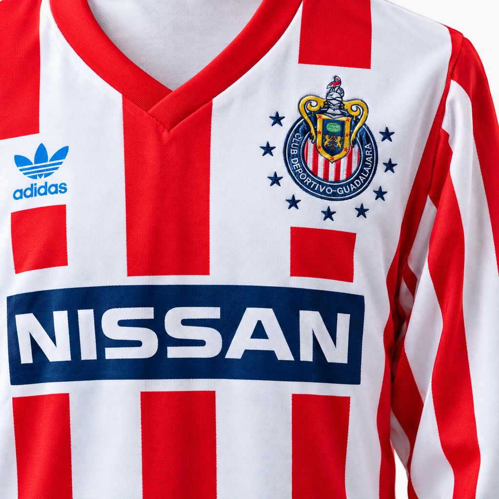 Chivas Guadalajara 1990/91 Home Long Sleeve Retro Jersey — product detail 2
