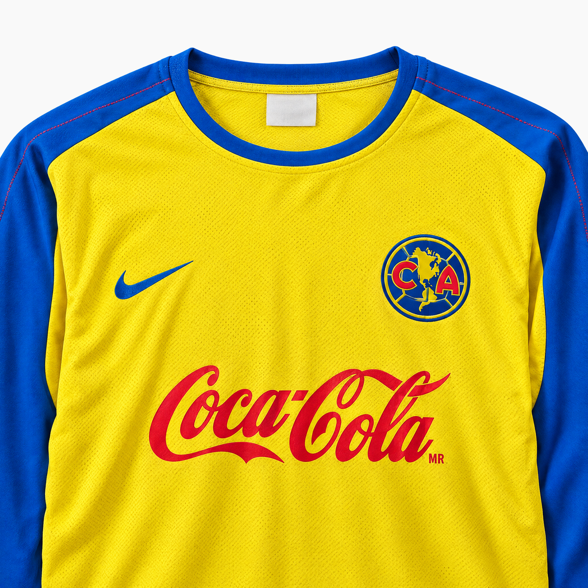 Club América 2003/04 Home Long Sleeve Retro Jersey — product detail 1