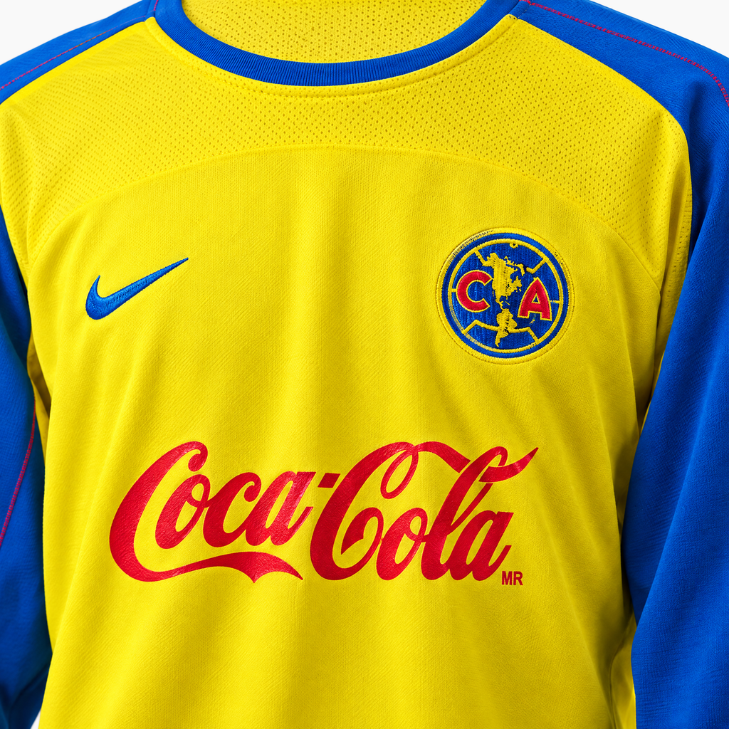 Club América 2003/04 Home Long Sleeve Retro Jersey — product detail 2