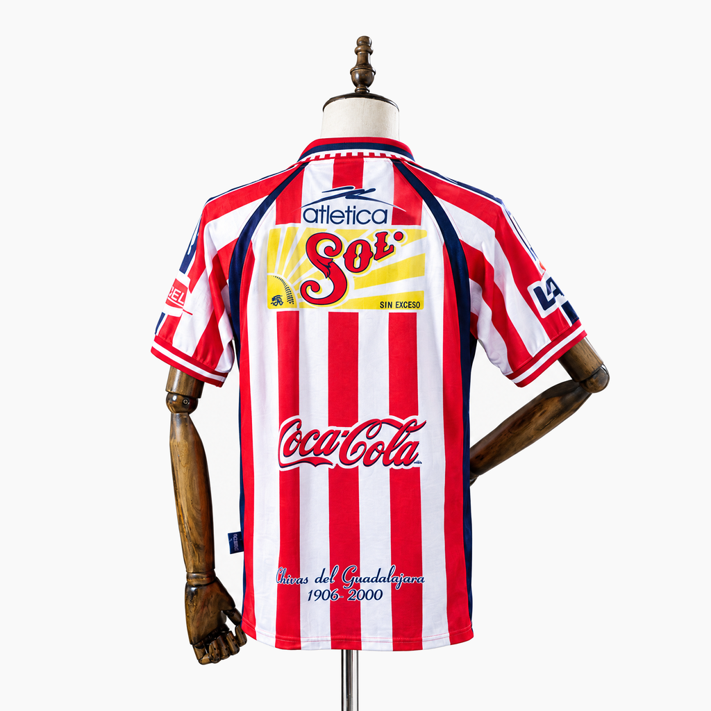 Chivas Guadalajara 1999/00 Home Retro Jersey — View 2