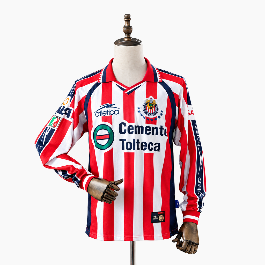 Chivas Guadalajara 1999/00 Home Long Sleeve Retro Jersey