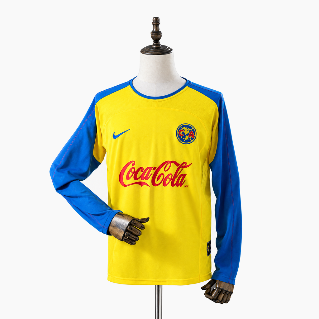Club América 2003/04 Home Long Sleeve Retro Jersey