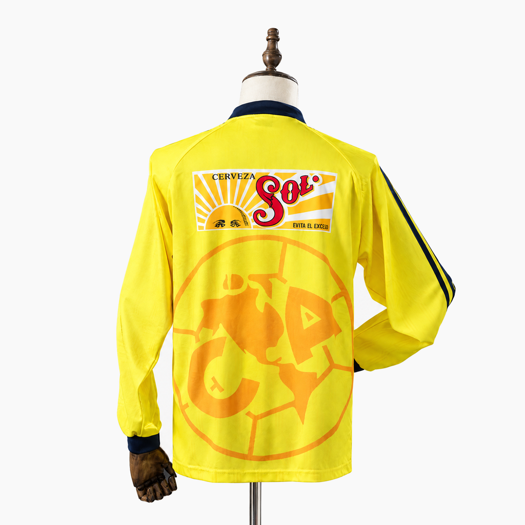 Club América 1997/98 Home Long Sleeve Retro Jersey — View 2