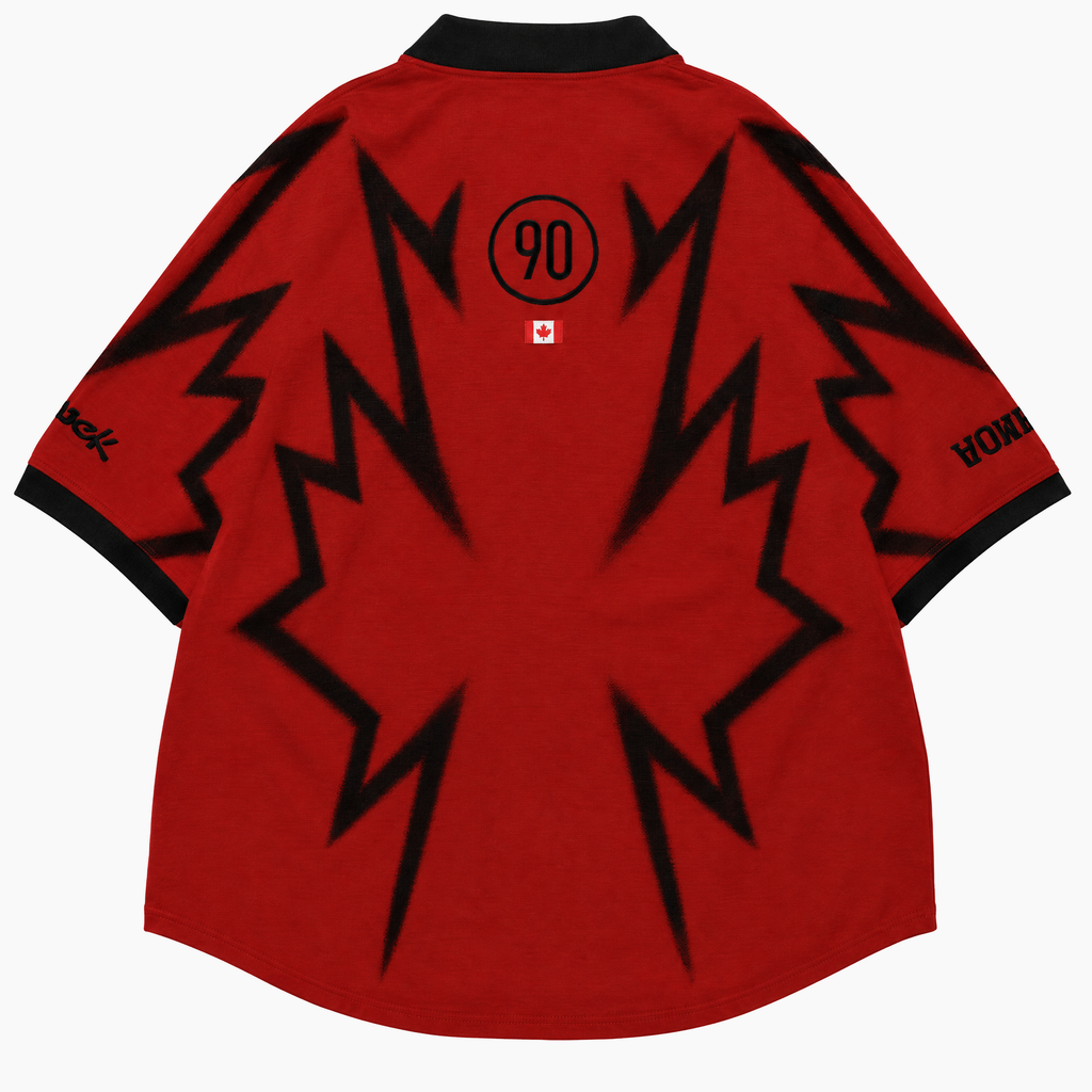 Canada Travis Scott Cactus Jack x Nike Total 90 Retro Jersey - Back view