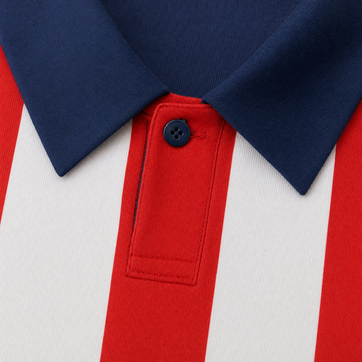 Chivas Guadalajara 2026/27 Home Kids Kit - navy polo collar and button detail
