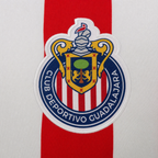 Chivas Guadalajara 2026/27 home fan long sleeve jersey - embroidered crest and striped fabric detail
