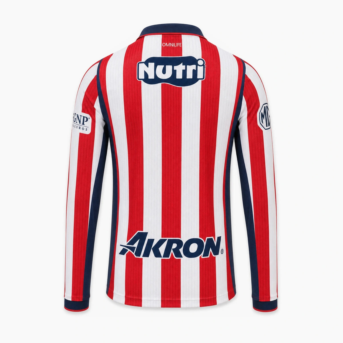 Chivas Guadalajara 2026/27 Home Player Long Sleeve Jersey — Back view