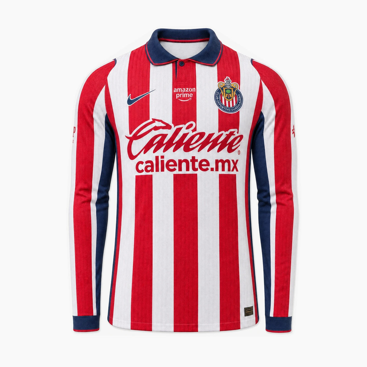 Chivas Guadalajara 2026/27 Home Player Long Sleeve Jersey — Front view