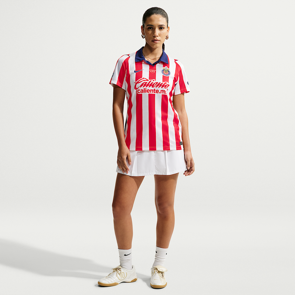 Chivas Guadalajara 2026/27 women home jersey - official full front model view