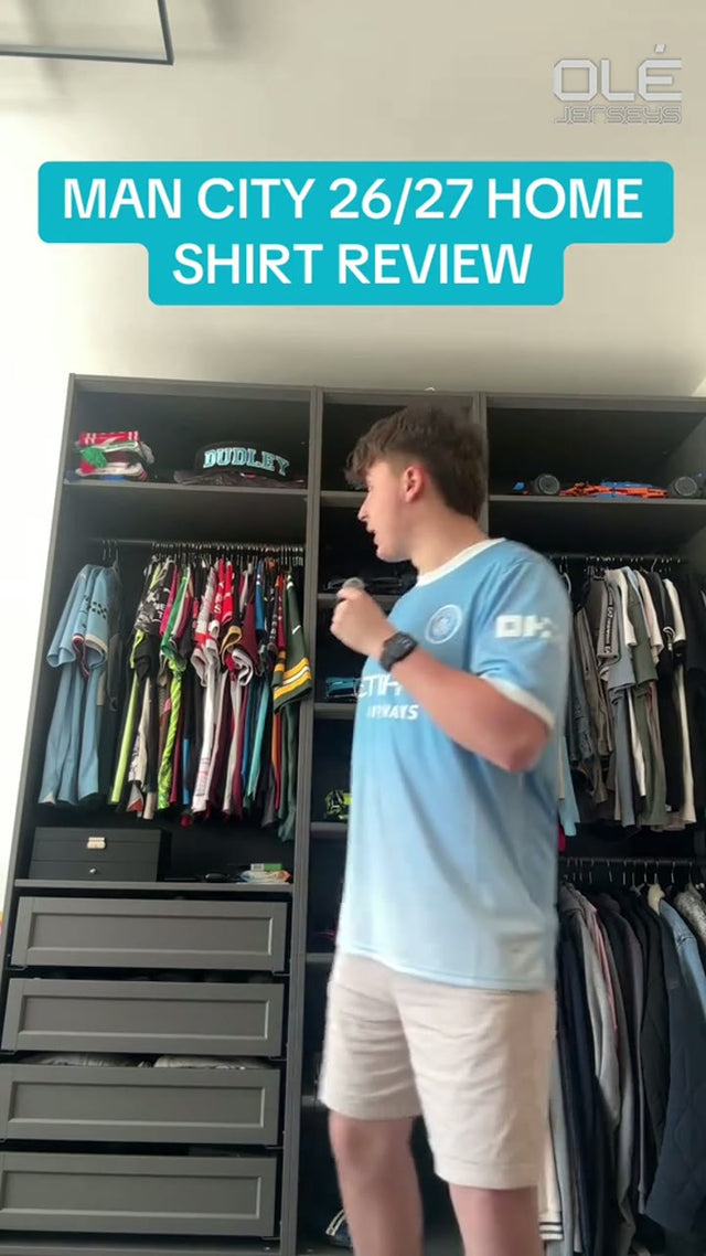 William Dudley — Manchester City home shirt