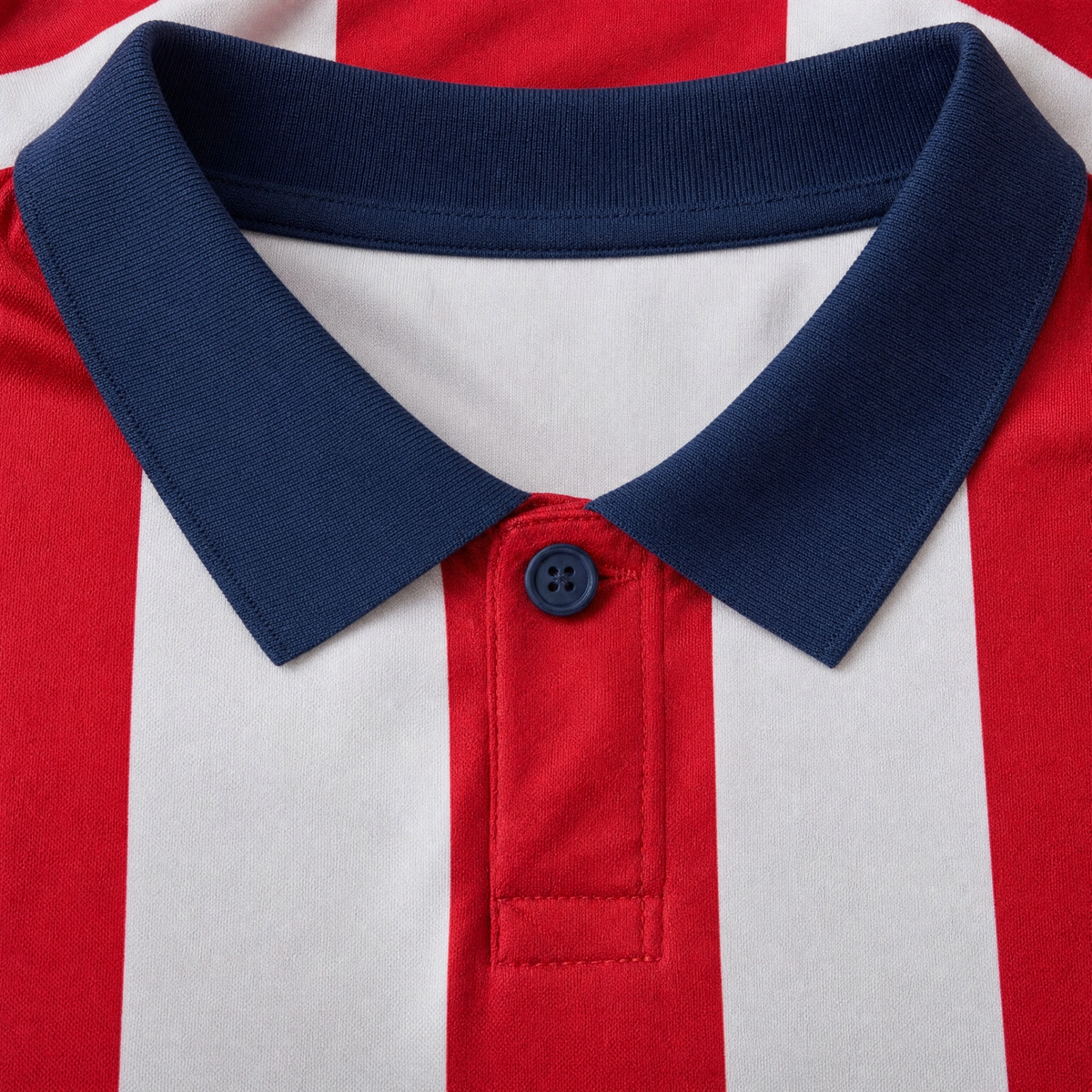 Chivas Guadalajara 2026/27 home fan long sleeve jersey - navy polo collar and button detail