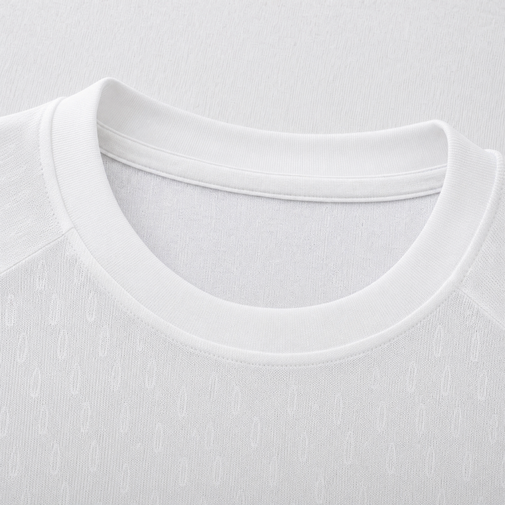 Chivas Guadalajara 2026/27 away player long sleeve jersey - white round collar detail