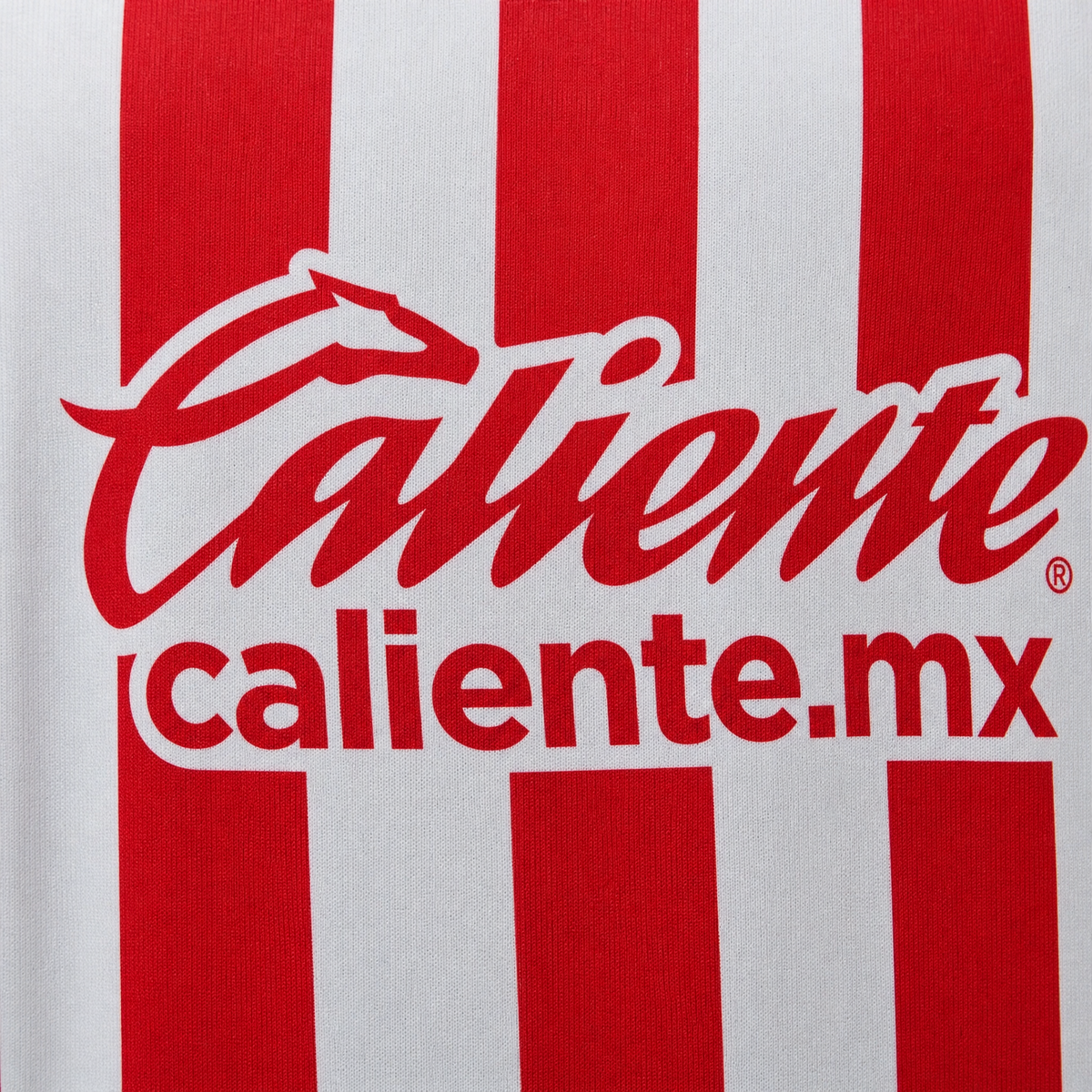 Chivas Guadalajara 2026/27 home fan long sleeve jersey - front sponsor print and fabric detail