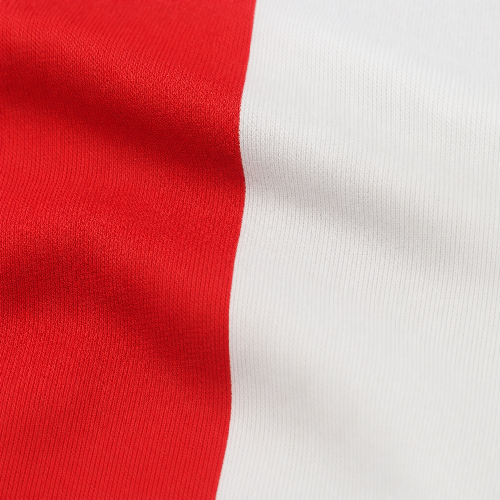 Chivas Guadalajara 2026/27 home fan long sleeve jersey - red and white fine fabric texture