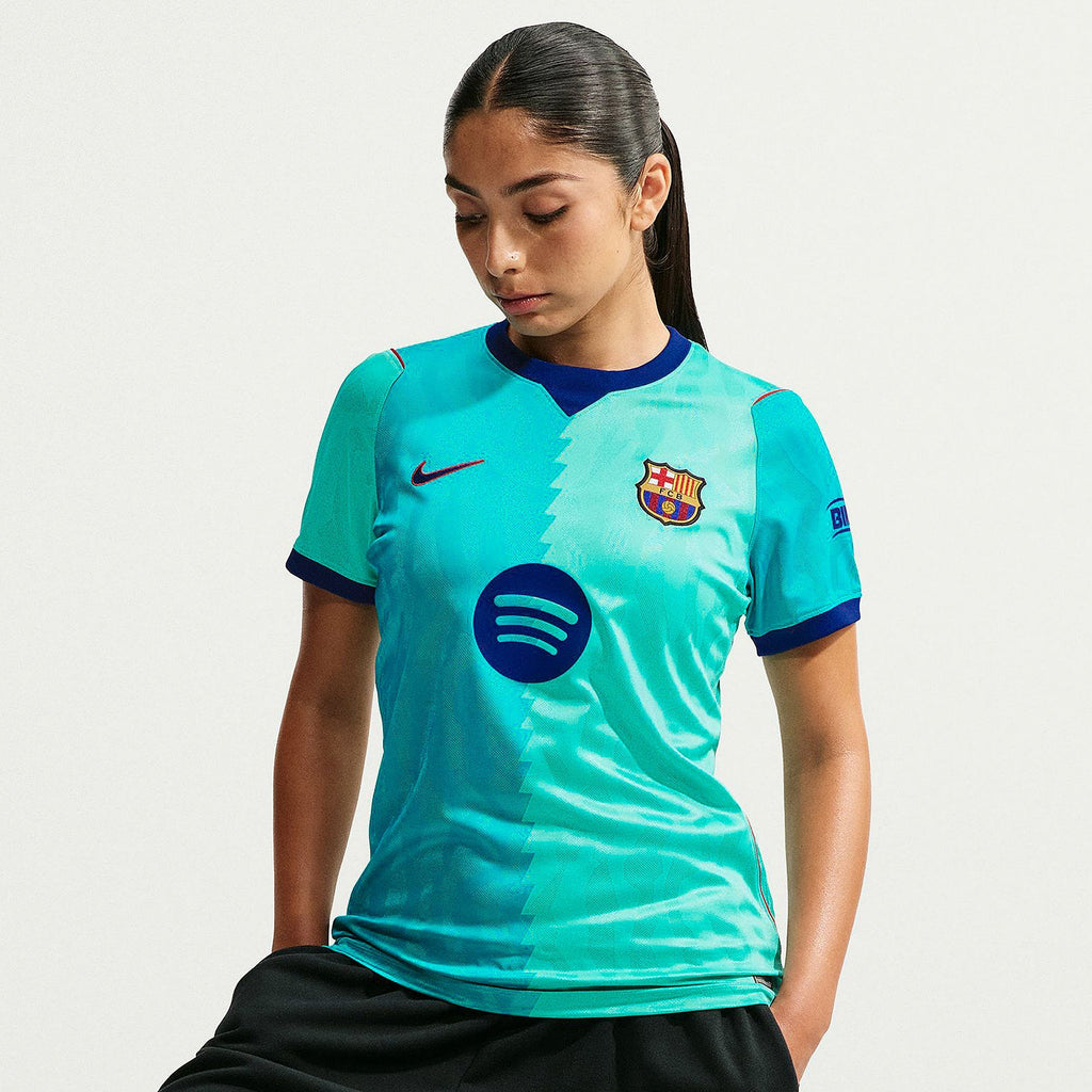 Barcelona Women Third Jersey 2026/27 - front view on model