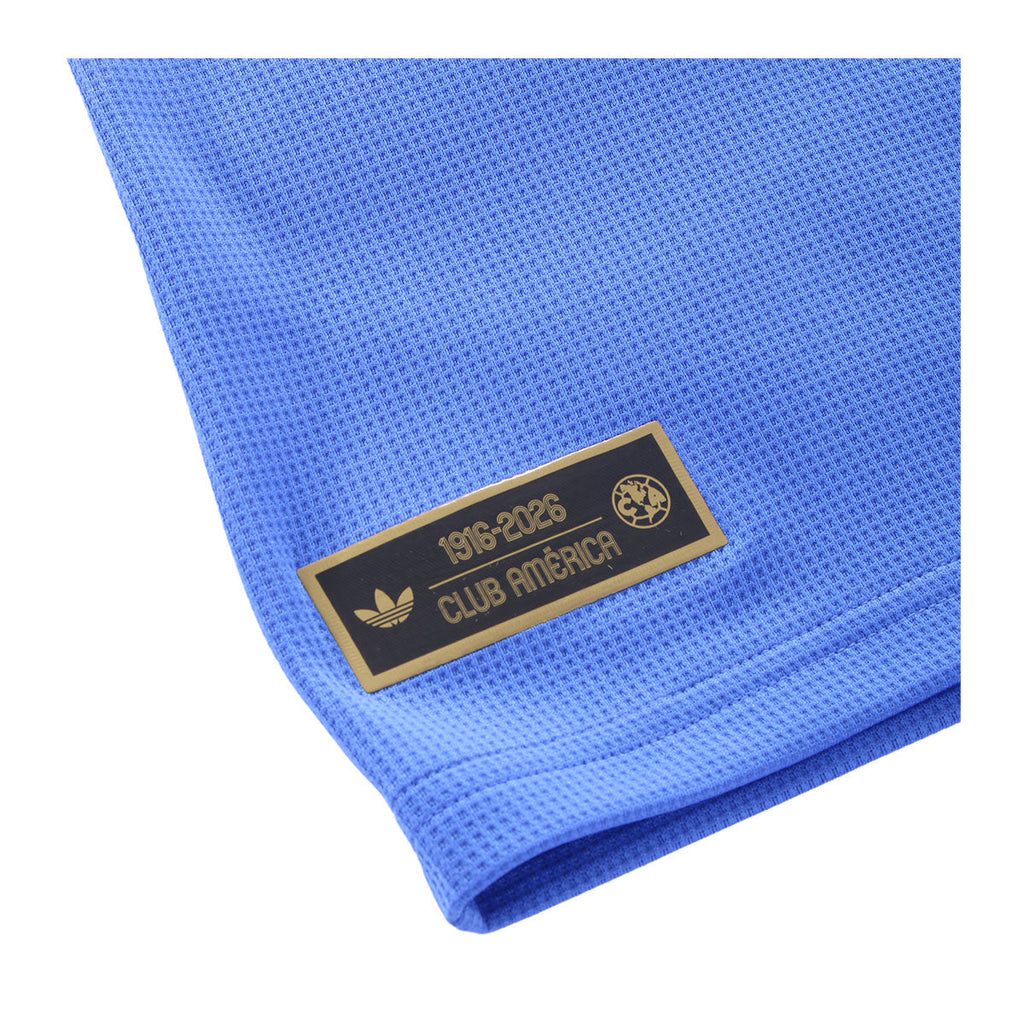 Club America 110 Anniversary Blue Long Sleeve Jersey 2026/27 - hem label detail