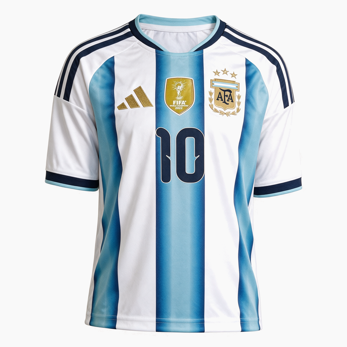Argentina Messi #10 Kids Home Jersey 2026 World Cup - front view