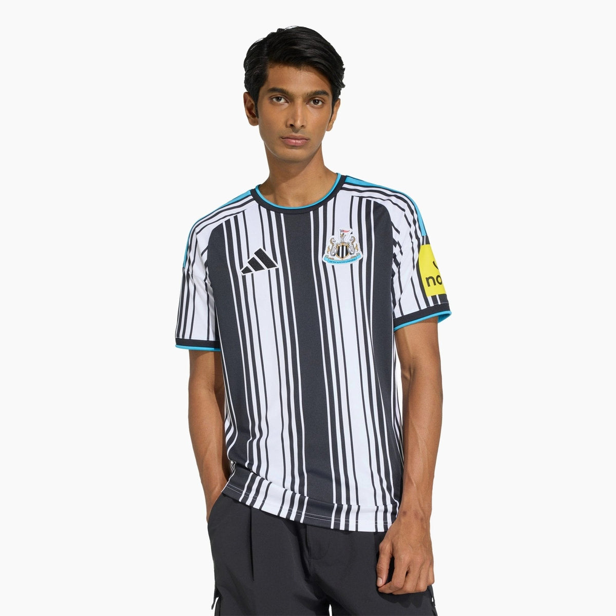 Newcastle United 2026/27 Home Jersey - model wearing the shirt - front view