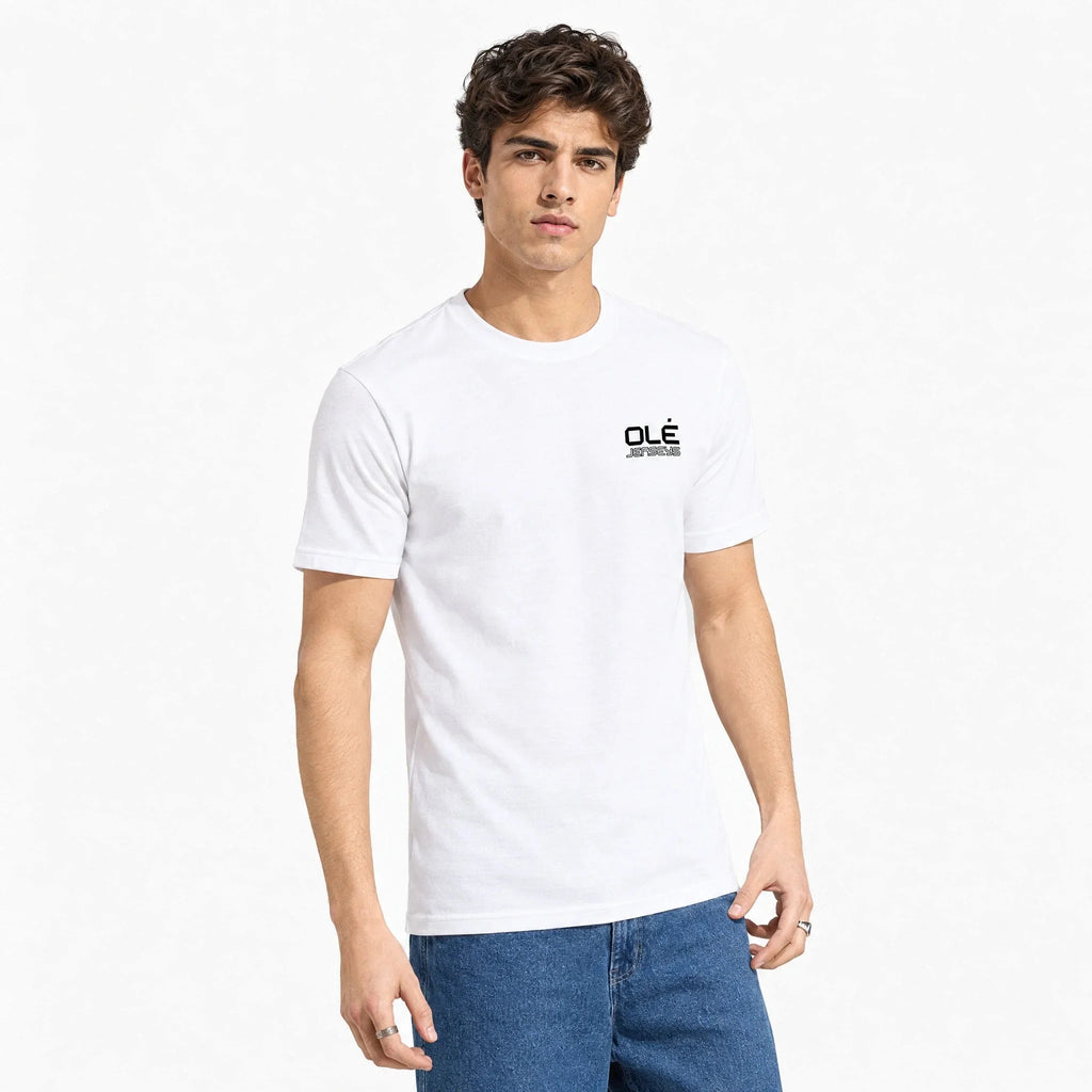 Olé Core Jersey — White — worn view